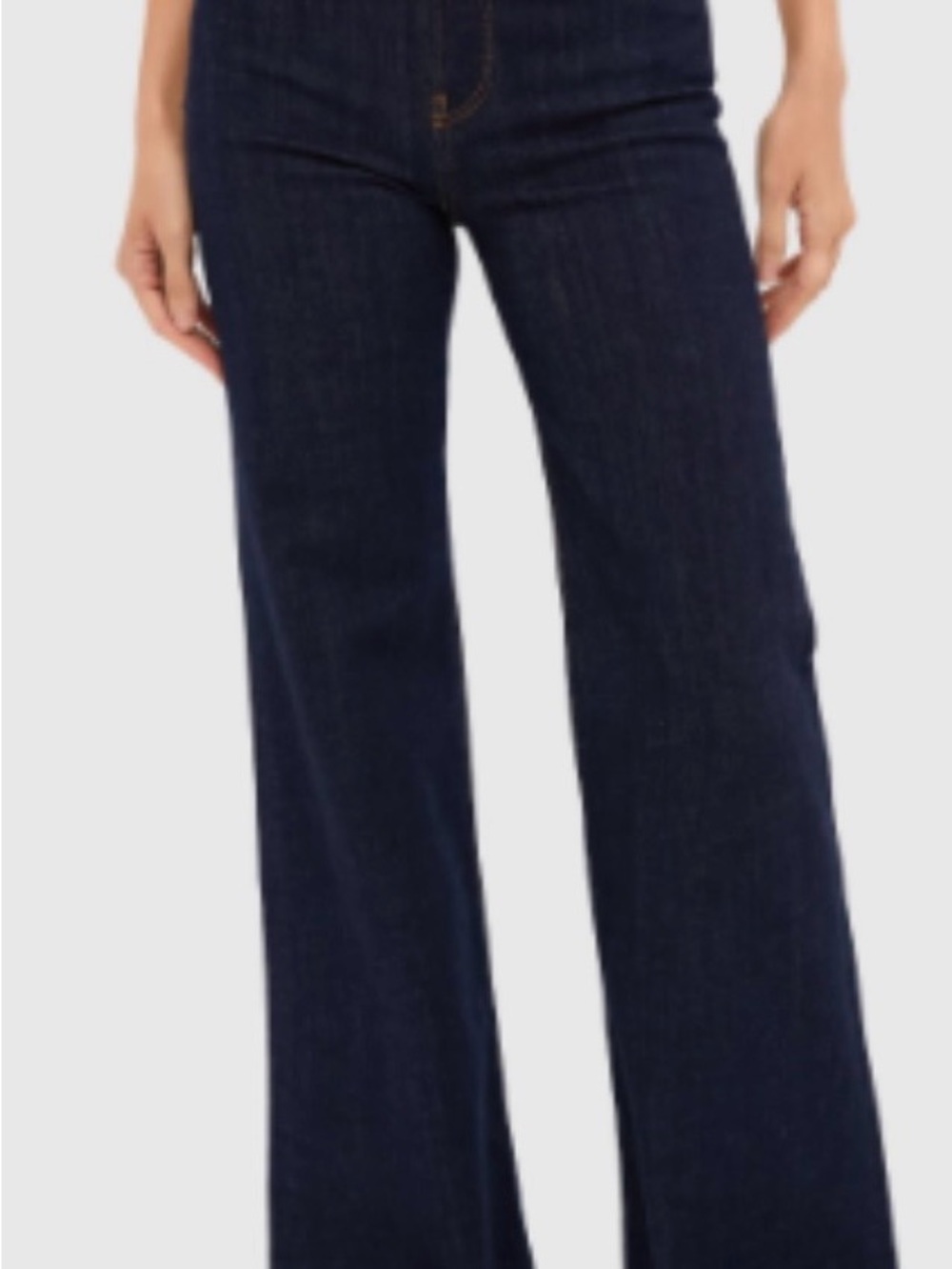 High-Rise Wide Leg Jeans in Dark Indigo
